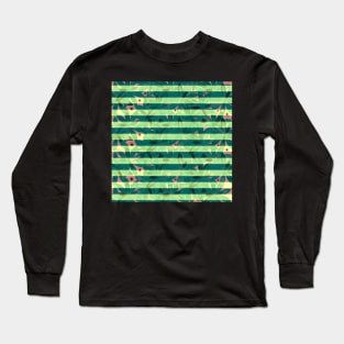 Vegetation a light-green stripes Long Sleeve T-Shirt